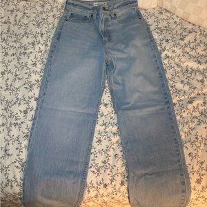 Abercrombie & Fitch Light Blue Straight Leg Jeans